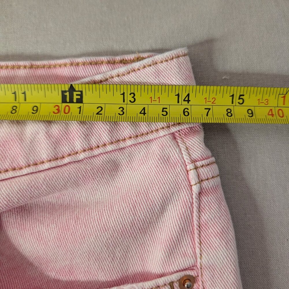 ⭐Wild Fable Women's Jeans Pants Pink Straight High Rise Cotton Blend Size 4⭐ - Picture 12 of 14